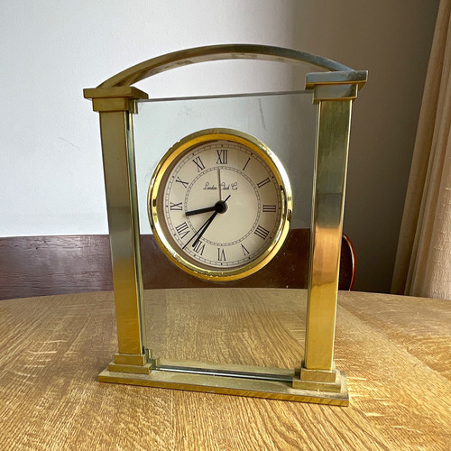 London clock gold clear - london, gold/clear
