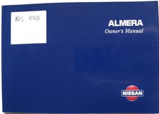 NISSAN ALMERA Car Owners Handbook Jun 1999 #0M8E-0N15E1E