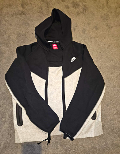 Nike tech fleece black - fleece, black/grey