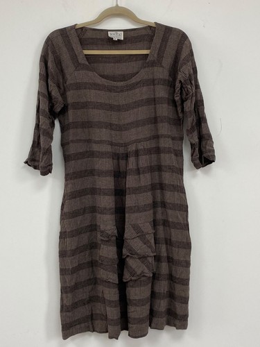 Masai brown tunic dress l - masai,