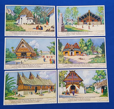 Set of 6 Liebig Cards Typical
