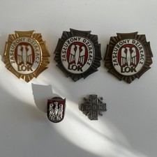 Badge of Meritorious LOK Activist Gold, Silver, Bronze