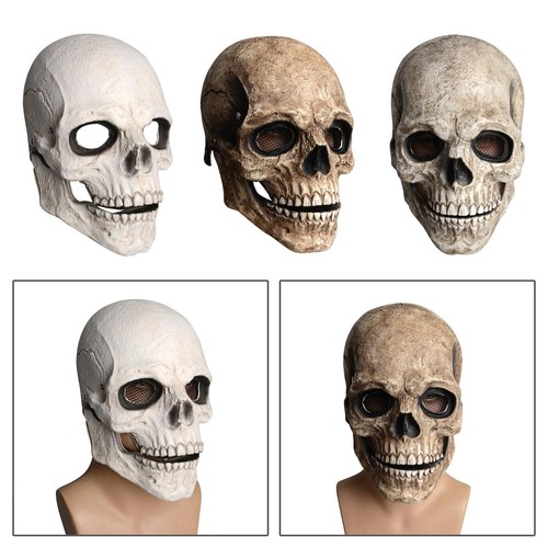 Skull mask movable mouth with - ,mouth,