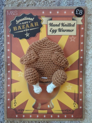 Hand knitted egg - hand,