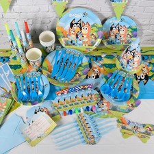 Party Decor Bluey Bingo Themed
