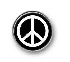 PEACE 1” / 25mm / pin button
