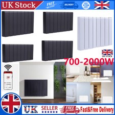 Oil Filled Ceramic Core Electric Radiator Wall Mount Portable Heater Smart Timer