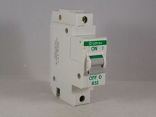 Crabtree Polestar MCB 32 Amp Type B 32A Single Pole Circuit Breaker 60B/32