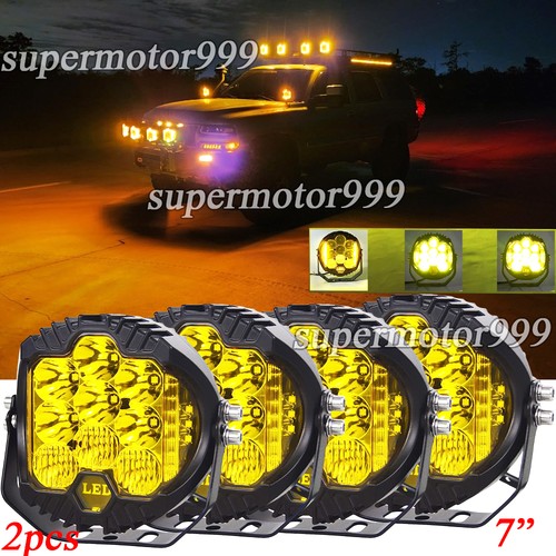 4pcs inch led work - 7",