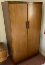 Mid-Century "G Plan" style Vintage Wardrobe, 2 doors, 176cm x 93cm x 56.5cm