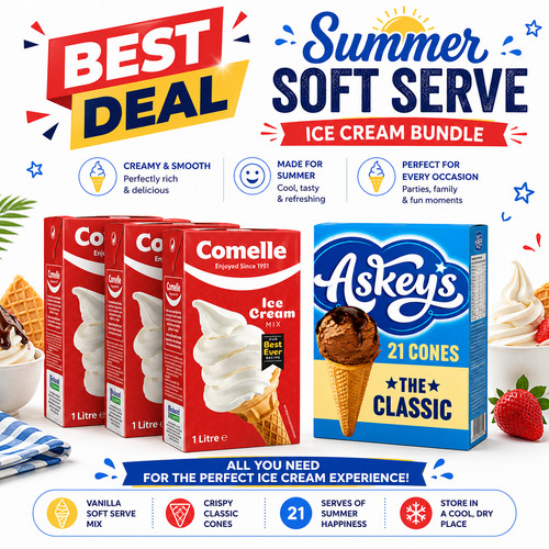 Ice cream bundle comelle - ice,