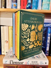 SIR DAVID ATTENBOROUGH SIGNED THE LIFE TRILOGY SLIPCASED COPIES BRAND NEW COPIES