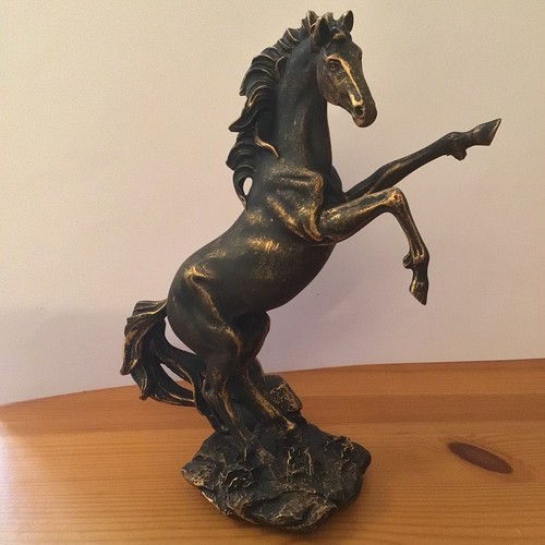 Bronzed standing rearing - bronzed,,