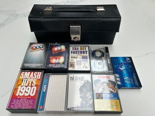 Vintage leather like cassette - vintage, leather-like