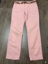Zara women’s pink belted