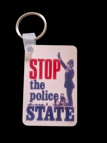 Miners strike poster keyring - poster,