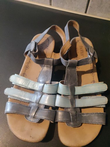 Hotter leather strappy - leather, sandals