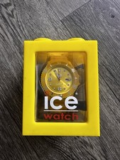 Yellow Ice Watch New, Needs New Battery