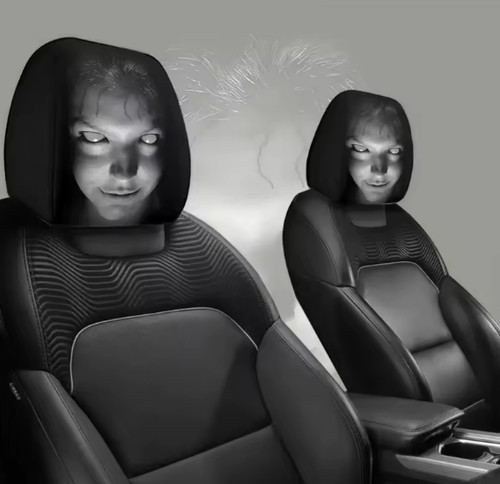 2pcs car scary mask - 2pcs,