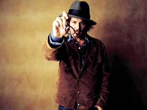 V4567 johnny depp glasses hat - v4567,