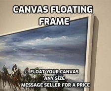 Any Size Floating Picture Frame for Stretched Canvas, Canvas Boards - 3D Picture