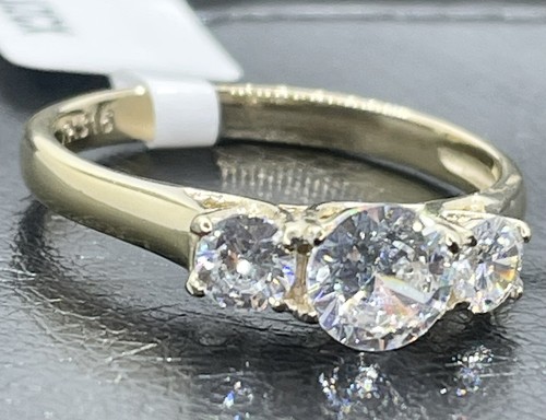 Ladies gold ring three - ladies,