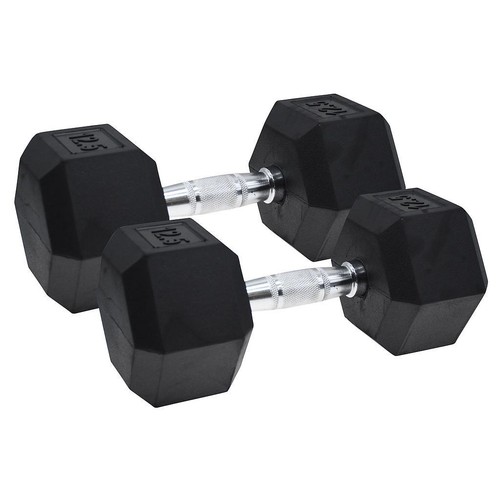 Hex dumbbells 5kg - hex, 1okg