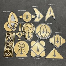 Constitution-class Starship Badges - 3D Printed