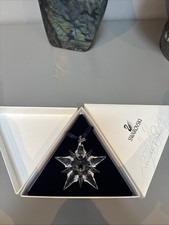 Swarovski Annual Edition Ornament 2001 Christmas Tree Ornament Snowflake