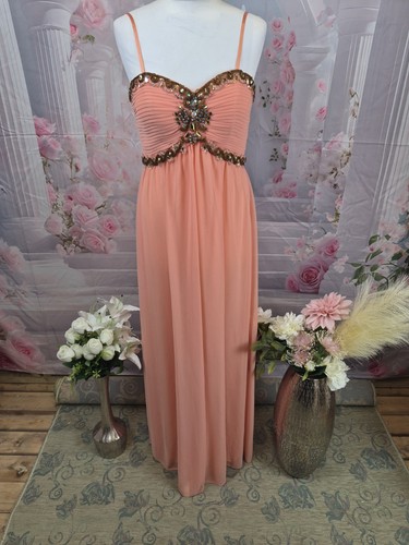 Cachet peach pink beaded - pink,