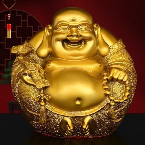 Brass maitreya buddha statue - maitreya,