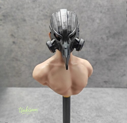 Soldier gas mask sci style - soldier, sci-fi