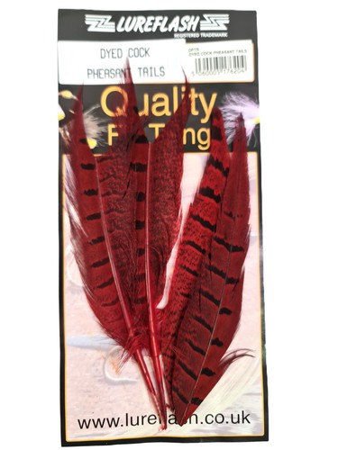 Fly tying dyed cock pheasant - fly,