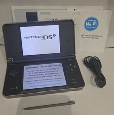 Nintendo DSI XL - With Charger and Manuals Dark Black/Gold  WEF10194153 0 GREAT