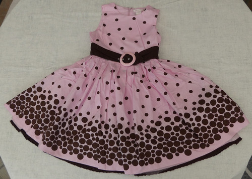 Girl pink brown - girl's, spotted