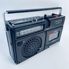 1960s 1970s Retro Radio Audiotronic Arc 100 Radio Works , No Cassette PROP