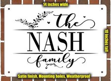 Nash Family Decorative Metal