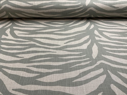 Zebra animal print linen - ,