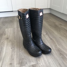 Jimmy Choo X Hunter Wellingtons Size 5 UK