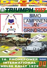 DECAL TRIUMPH TR7 V8