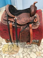 Western Leather Saddle Horse