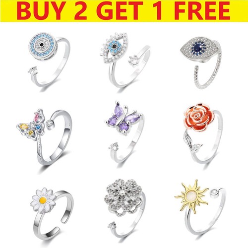 Anxiety rings devil eye - anxiety,