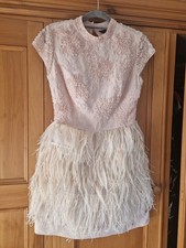 Coast Pink Feather Dress for Party /Wedding Size 12