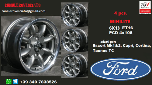 Minilite inch ford - 13,