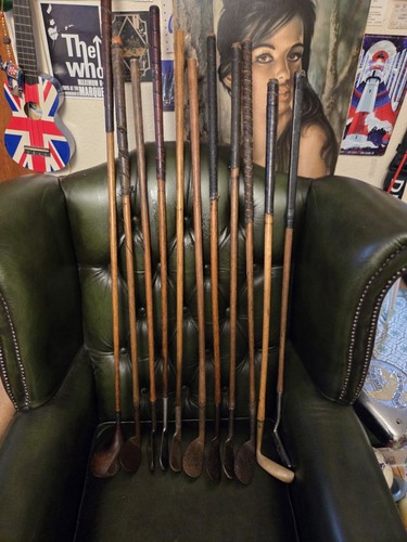 Vintage hickory shafted golf - hickory,