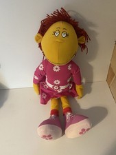 TWEENIES 14" FIZZ Cuddly Soft Plush Toy Doll HASBRO TV SERIES SHOW PINK 1998