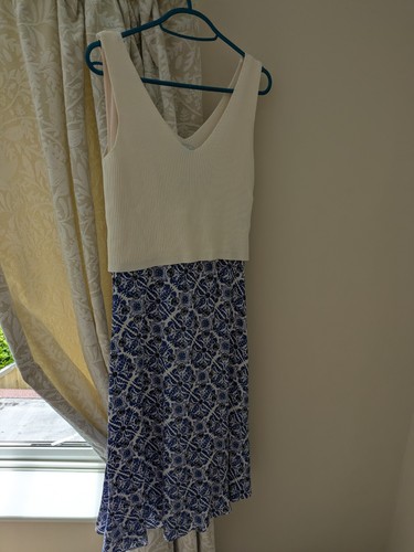 Blue and white seraphine - and,