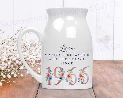 Personalised birthday flower - personalised,