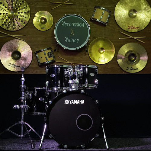 Yamaha beech custom drum kit - beech,