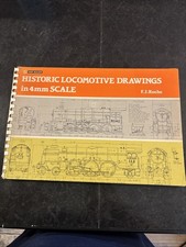 Historic Locomotive Drawings in 4mm Scale F.J Roche 1982 Ian Allan Rare Version